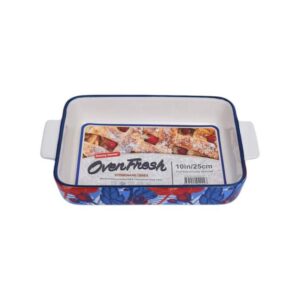 orcelain rectangular tagine, size 26 cm