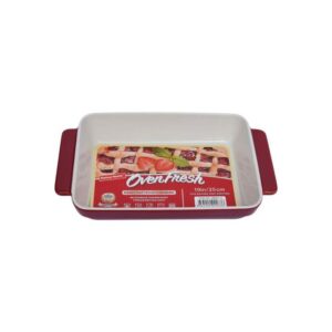 Porcelain rectangular tagine, size 25 cm