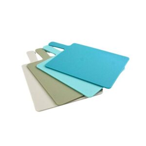 Chopping board set 4 pieces with PVC holder