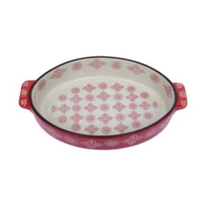 Porcelain oval tagine, size 28 cm