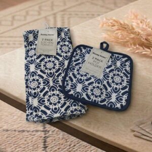 Danny Home Kitchen Towel & Pot Holder Set